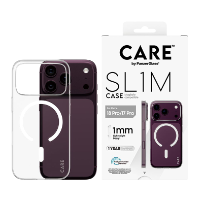 PanzerGlass CARE SL1M Case with MagSafe iPhone 18 Pro - Clear