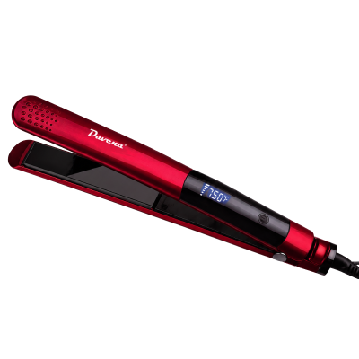 Davena Slim Hair Ceramic with Digital Display DV750 - Red