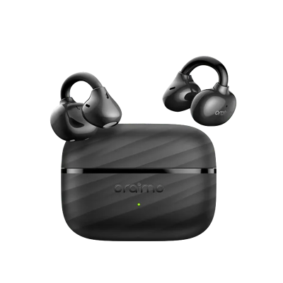 Oraimo OpenSnap Air Open-Ear Wireless Bluetooth Earbuds - Graphite Black