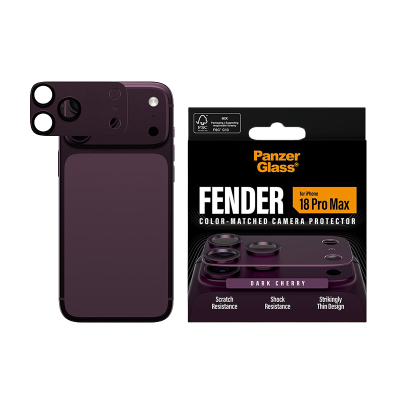PanzerGlass Fender Lens Protector Camera iPhone 18 Pro Max - Dark Cherry