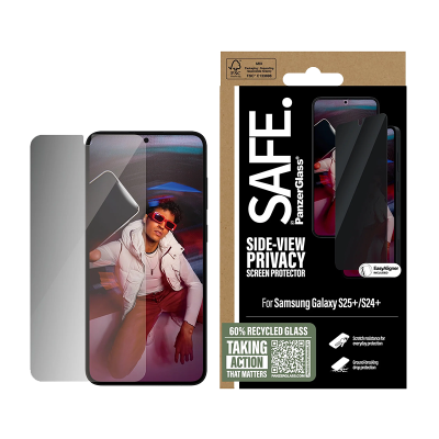 PanzerGlass SAFE Screen Protector Ultra Wide Fit Samsung Galaxy S25 Plus - Privacy
